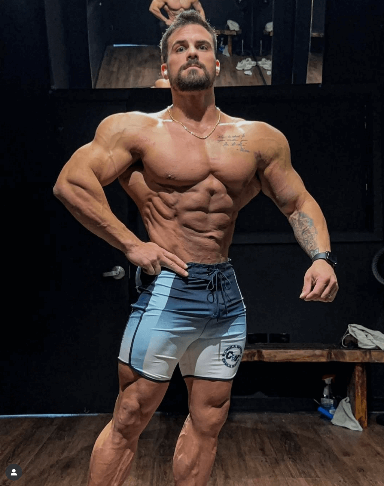 {{ product.title }} – Chula Wear® bodybuilding stage shorts