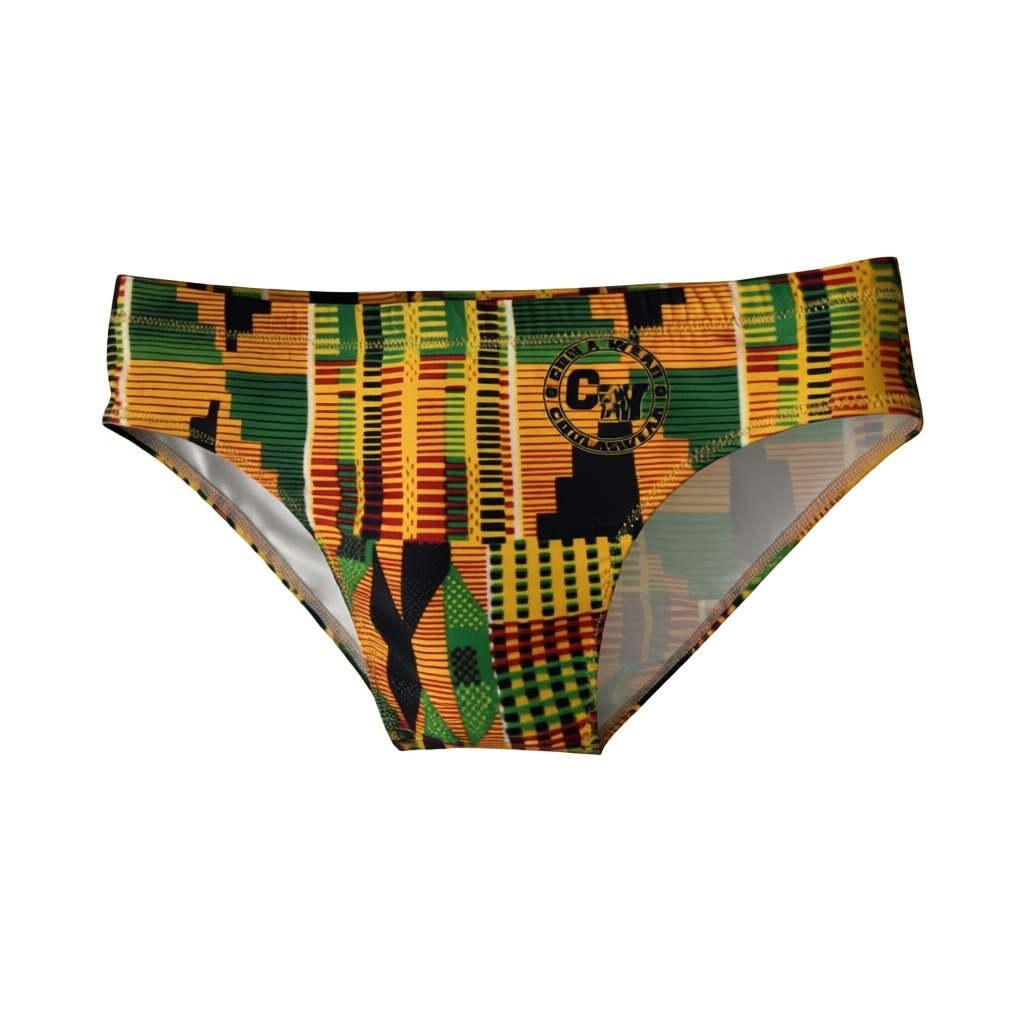 "Kente" Mens Swimwear and practice wear!