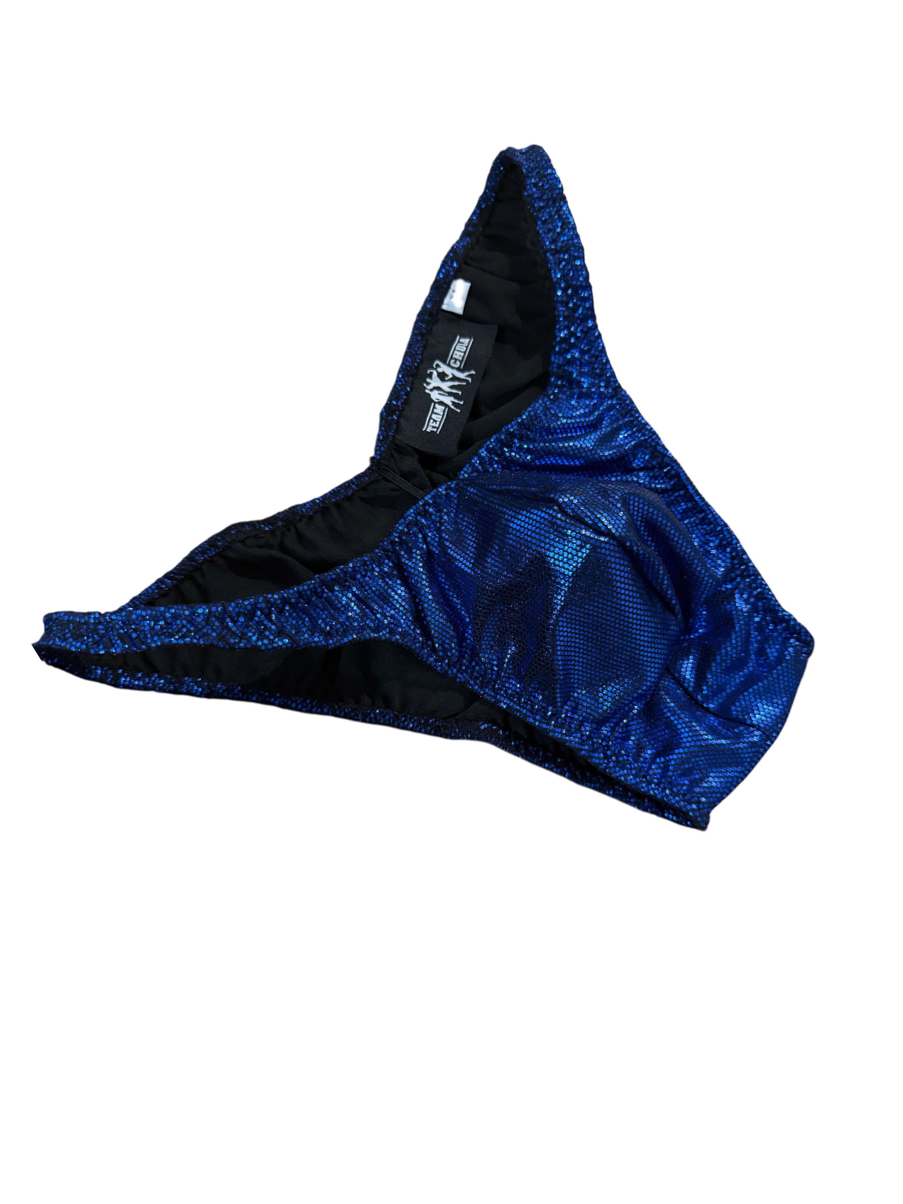 Blue Sparkle Body building Trunks