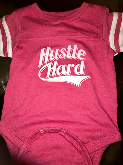 HUSTLE HARD ONESIES