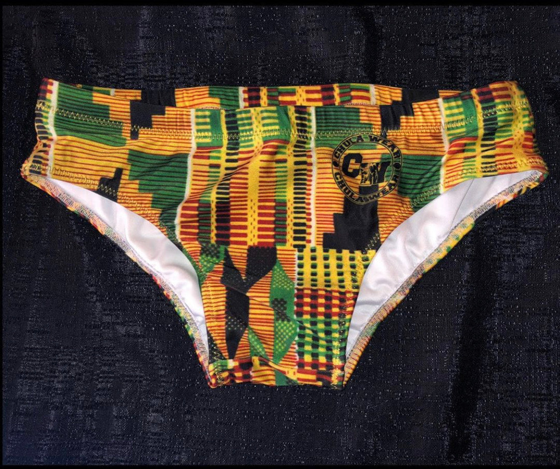 "Kente" Mens Swimwear ON SALE NOW!