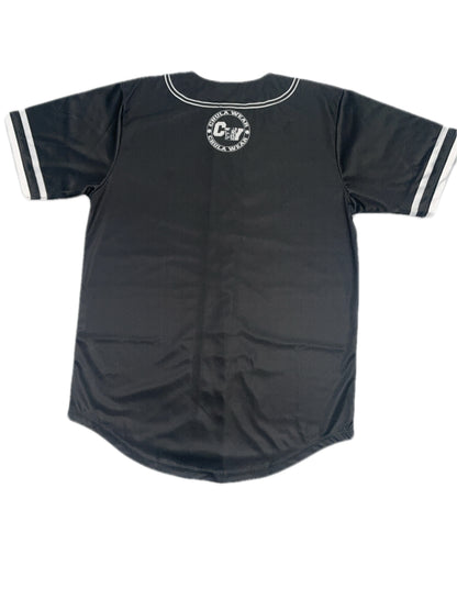 BLACK HUSTLE HARD BASEBALL SHIRT