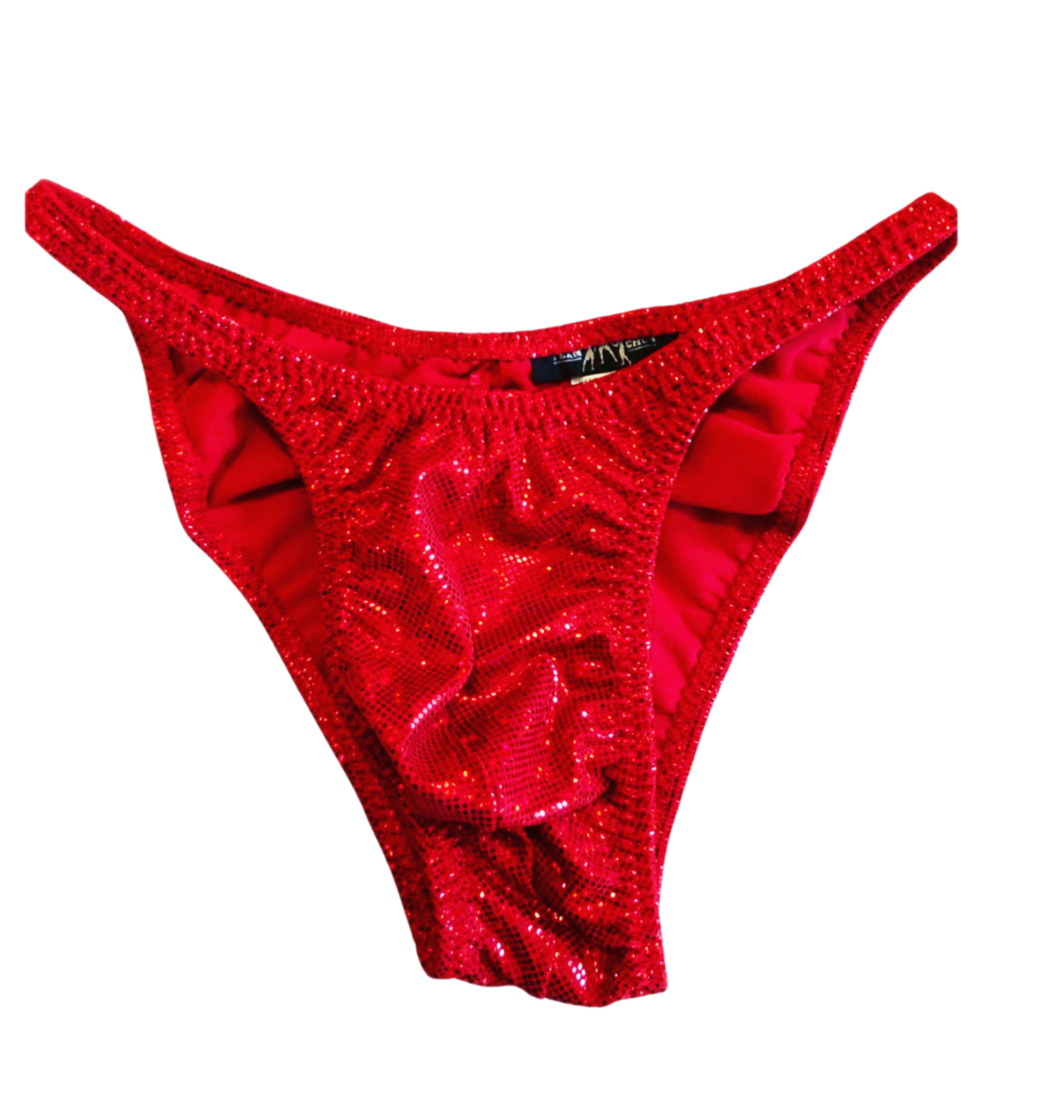 Hologram Red  - Chula Wear Bodybuilding Trunks