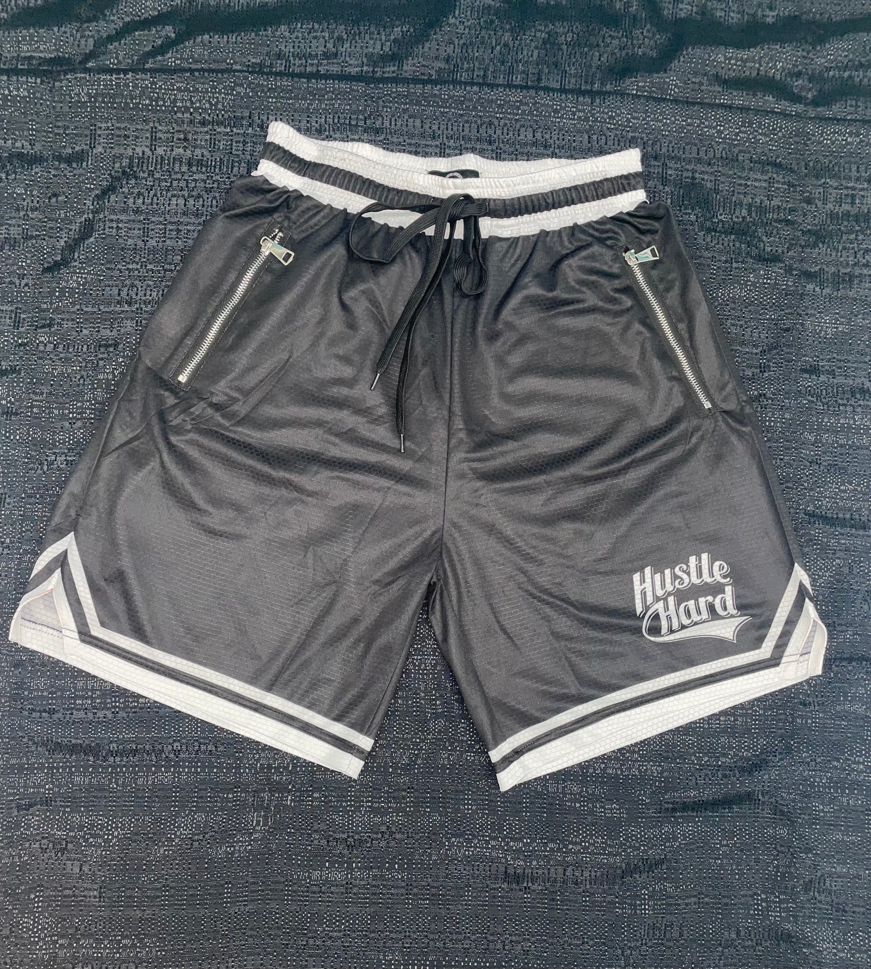 Black and White Basketball shorts