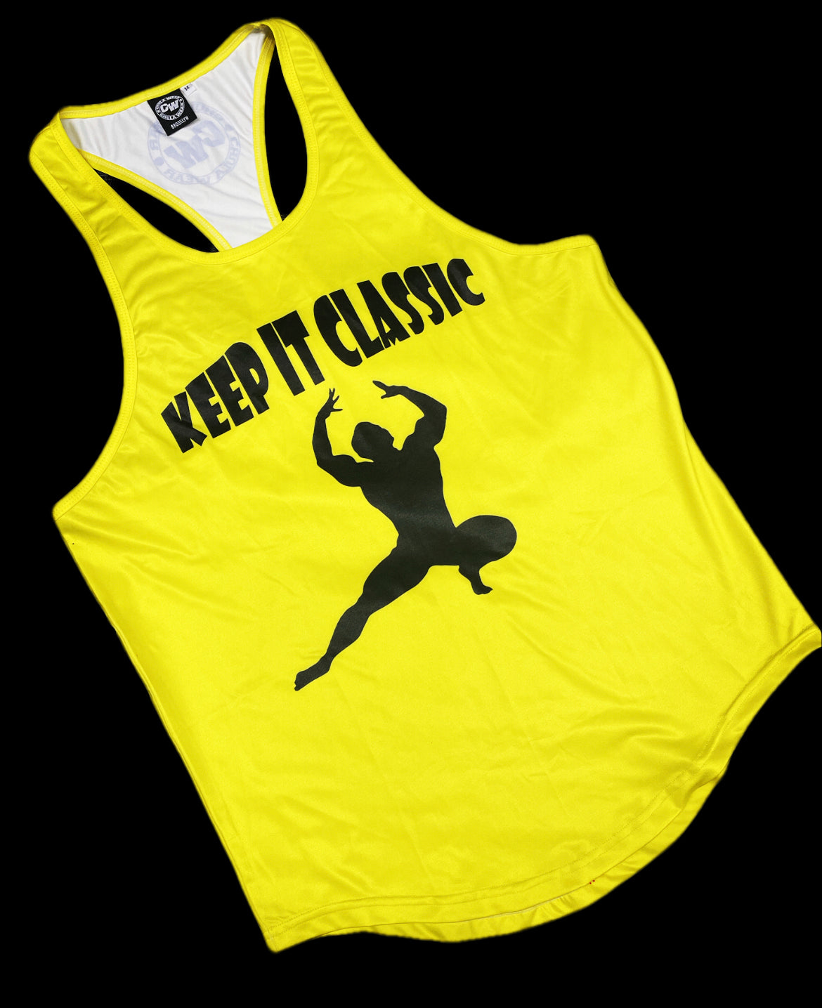 YELLOW KEEP IT CLASSIC MUSCLE TEE